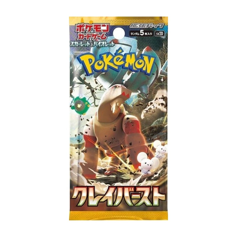 Pokémon - Karmesin und Purpur - Clay Burst - Booster Pack - JPN