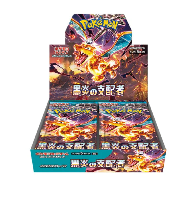 Pokémon - Karmesin und Purpur - Ruler of the Black Flame - Booster Display - JPN